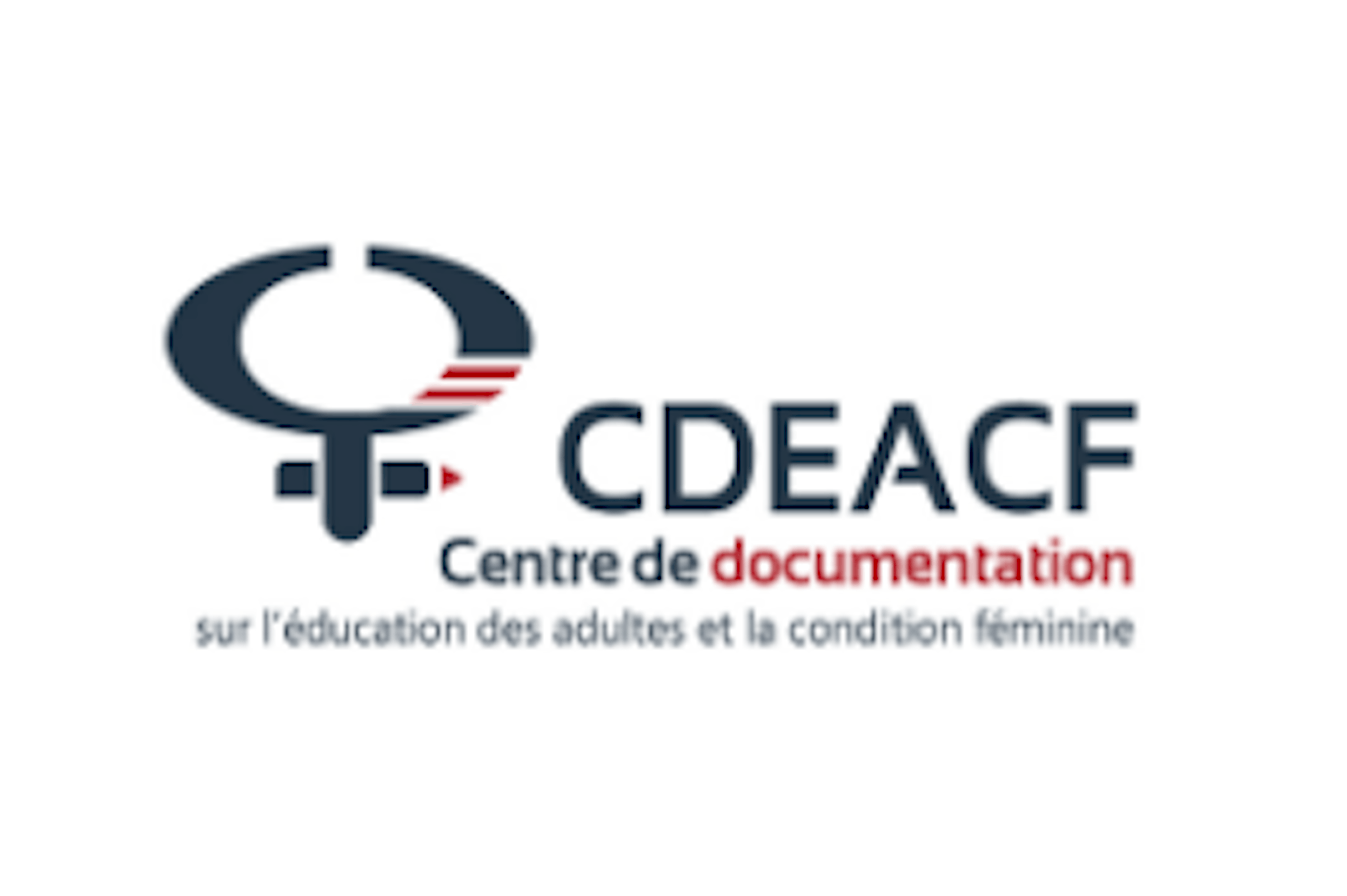 Logo du Centre de documentation sur l'éducation des adultes et la condition féminine (CDEACF)